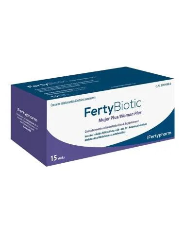 FERTYBIOTIC MUJER PLUS 15 STICKS