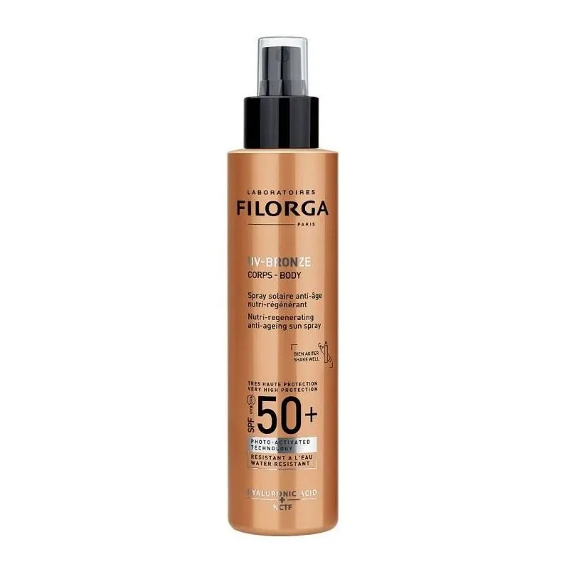 Filorga Uv-Bronce Cuerpo SPF50+ Spray Solar Antiedad Nutri-regenerante 150ml