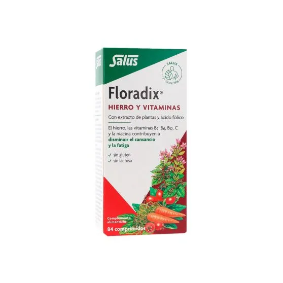Floradix Hierro y Vitaminas 84 Comprimidos