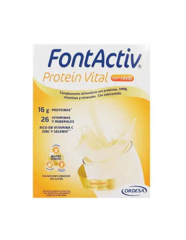 FONTACTIV PROTEIN VITAL SABOR VAINILLA 14 SOBRES