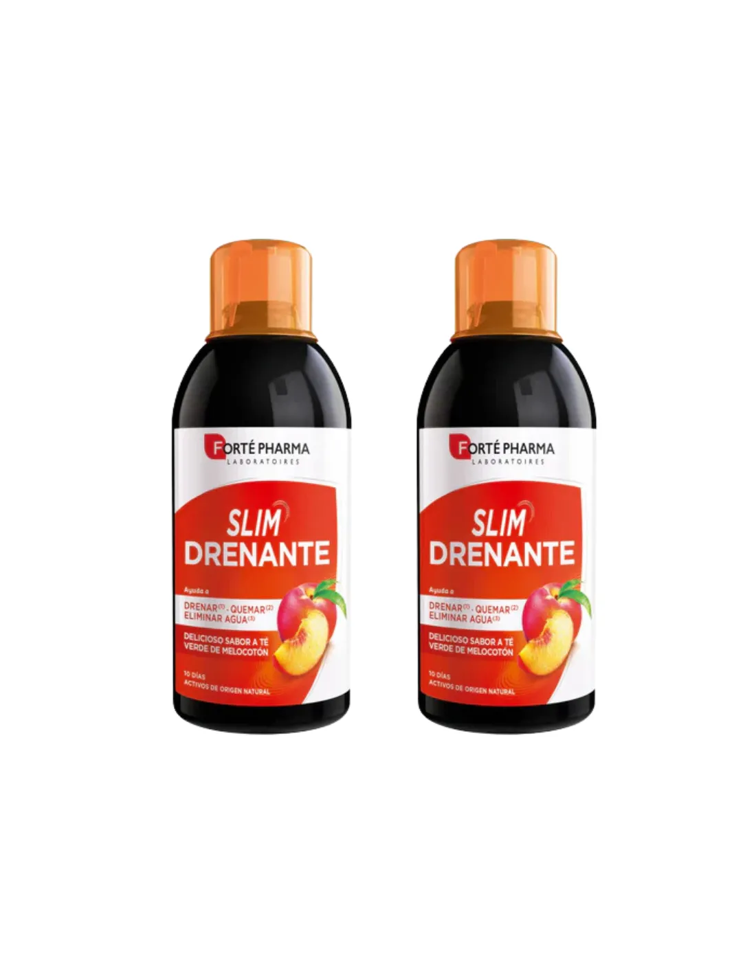 Forte Pharma Duplo Slim Drenante Melocotón 2x500 ml