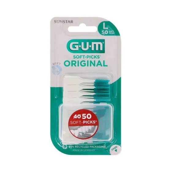 Gum Soft-Picks Original Fluor Talla L 40 uds