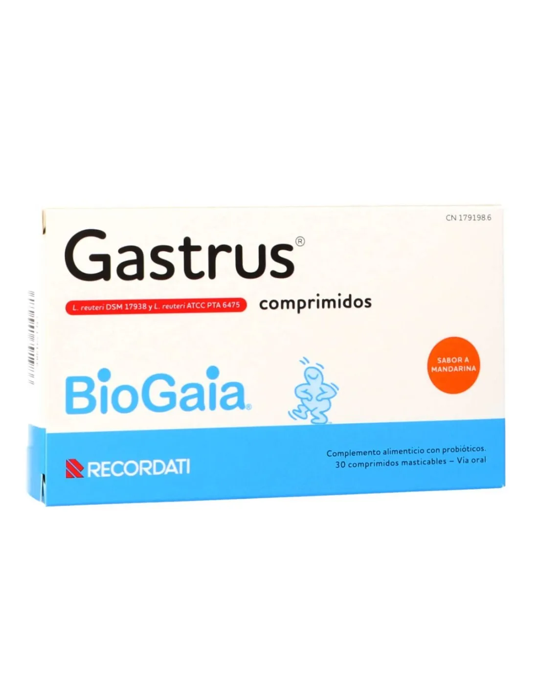 Gastrus Sabor Mandarina 30 Comprimidos