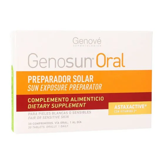 Genosun Oral Preparador Solar Antioxidante 30Caps