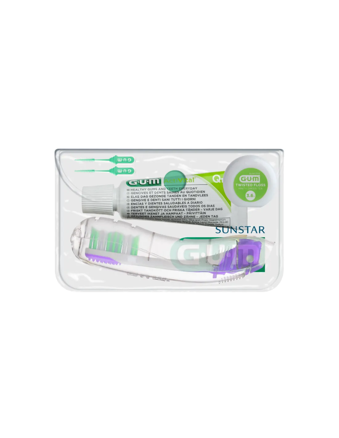 GUM Kit Viaje Uso Diario