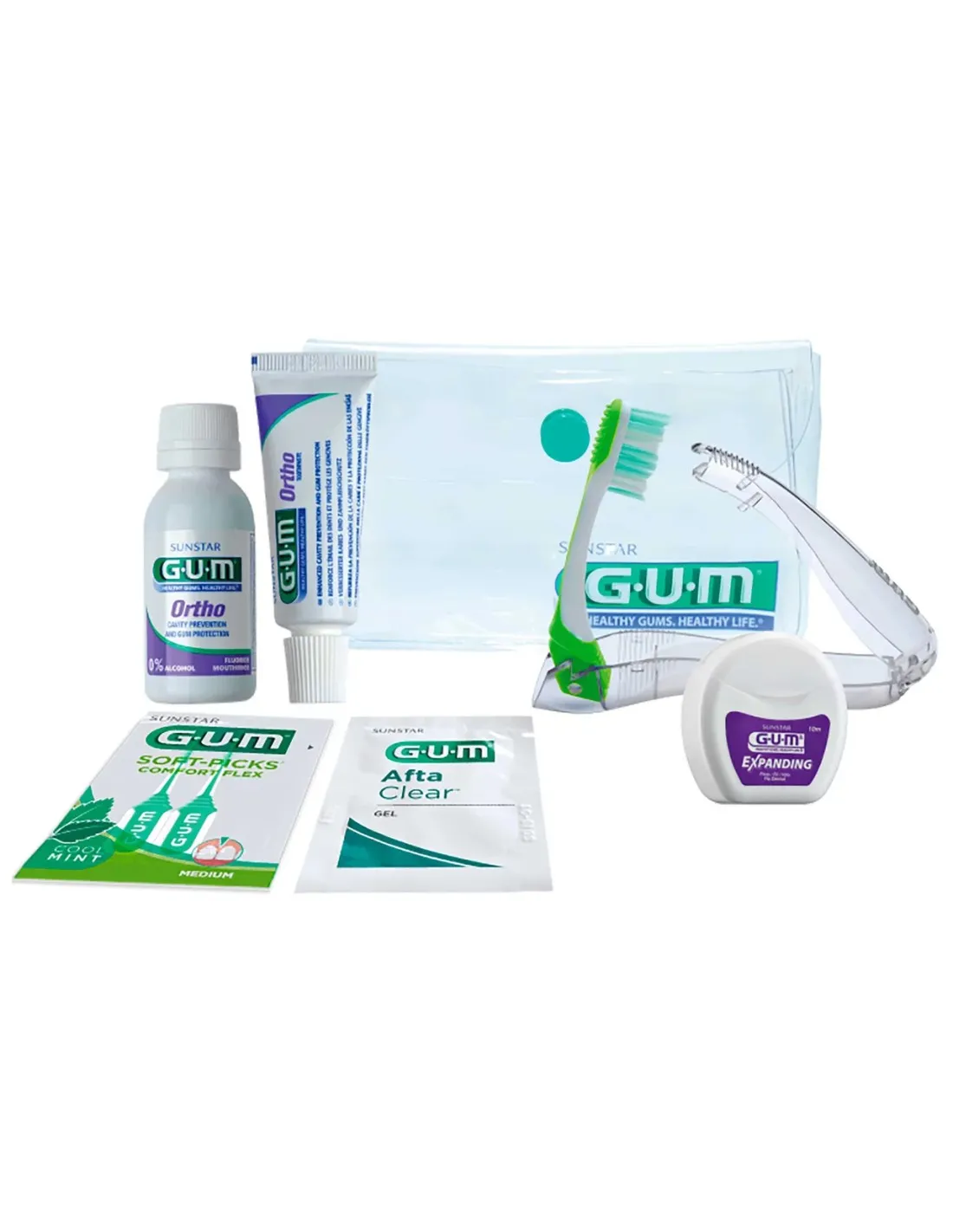 GUM Kit Viaje Ortodoncia Invisible