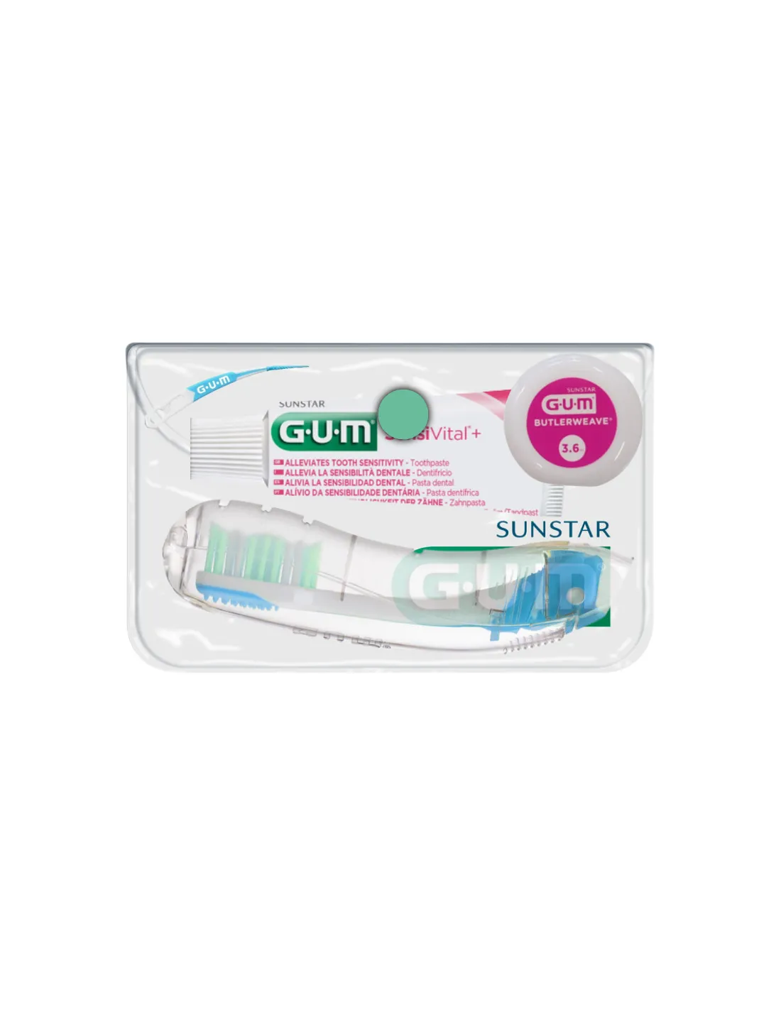GUM Kit Viaje Sensibilidad