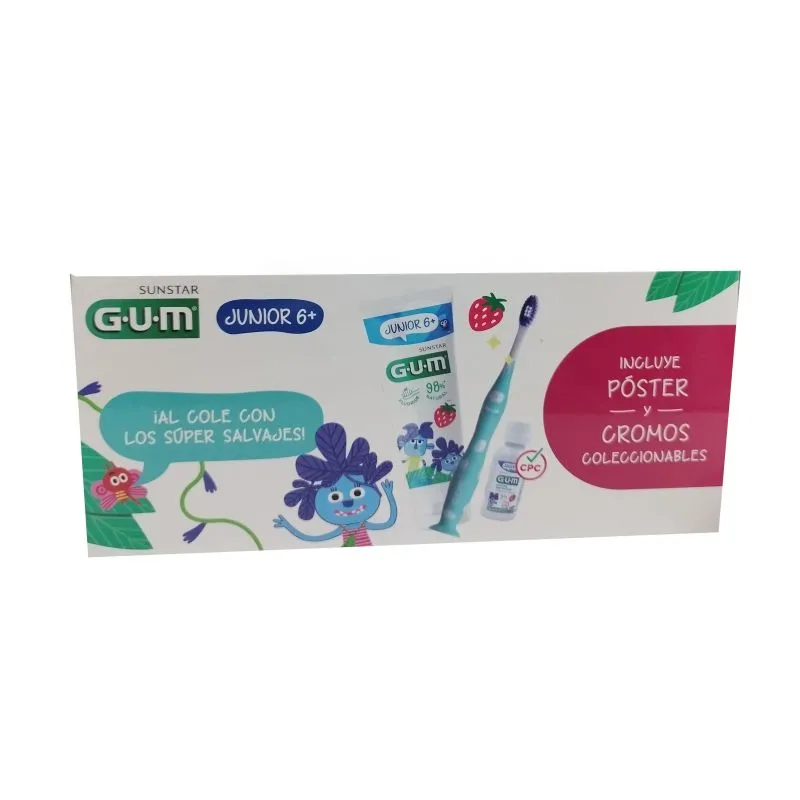 Gum Pack Pasta + Cepillo Junior 6+