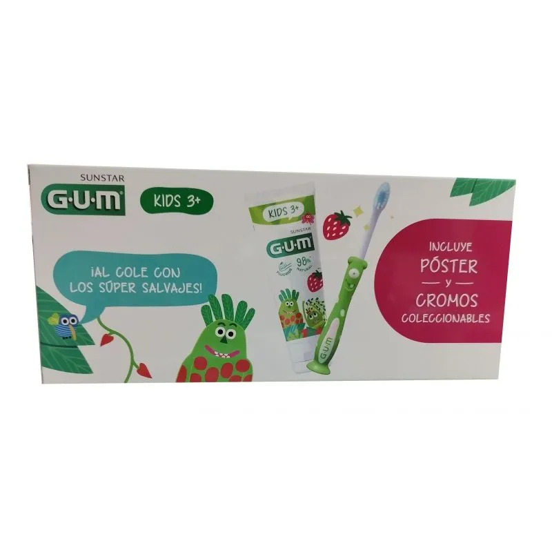 Gum Pack Pasta + Cepillo Kids 3+