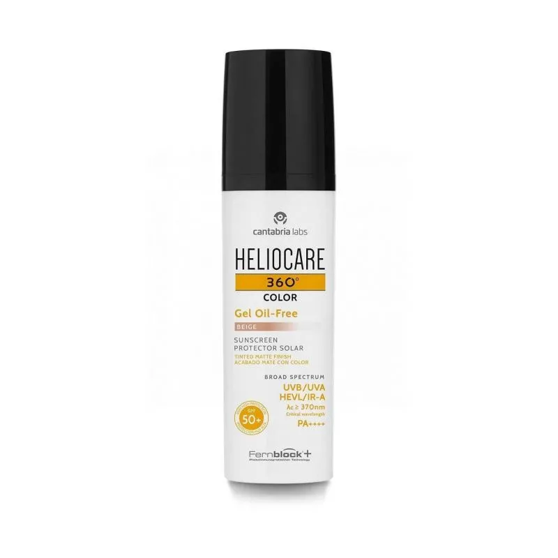 Heliocare 360 Gel Oil Free Color Beige SPF50+ 50ml