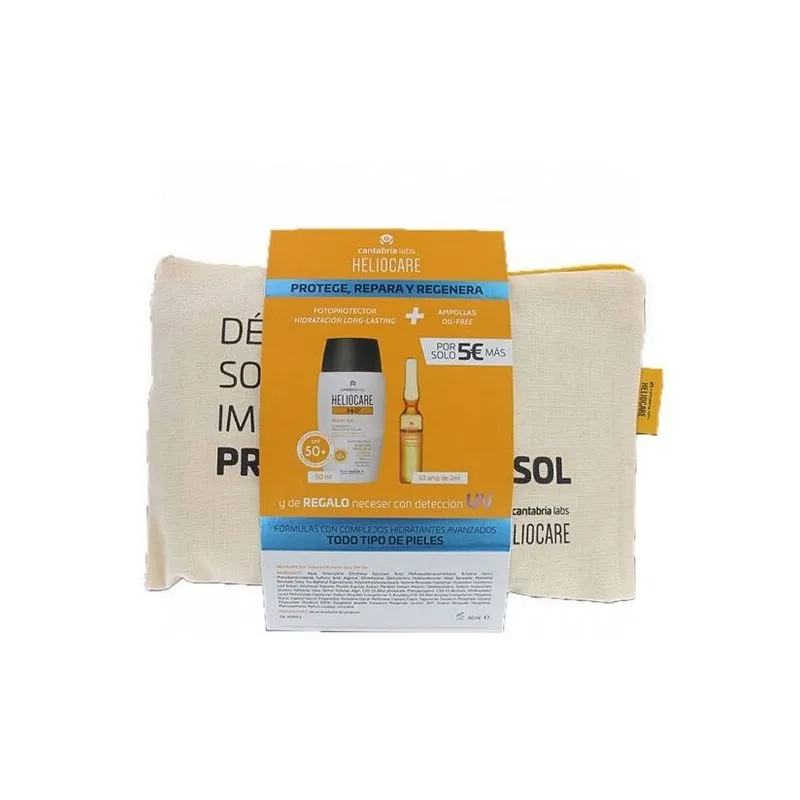 Heliocare 360 Water Gel SPF-50 + Endocare Radiance C Oil Free 10 Ampollas
