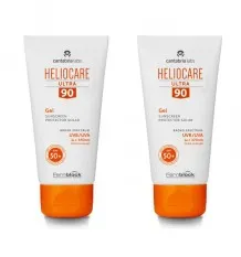 Heliocare Ultra 90 Gel SPF 50+ 50ml + 50ml Duplo Promoción