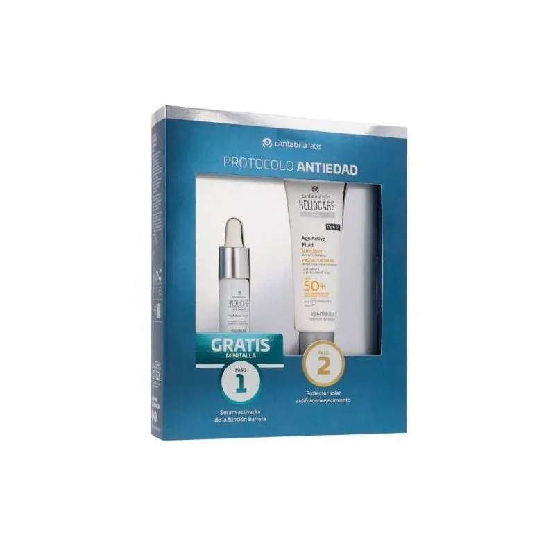Heliocare Pack Age Active Fluid 360 Protocolo Antiedad