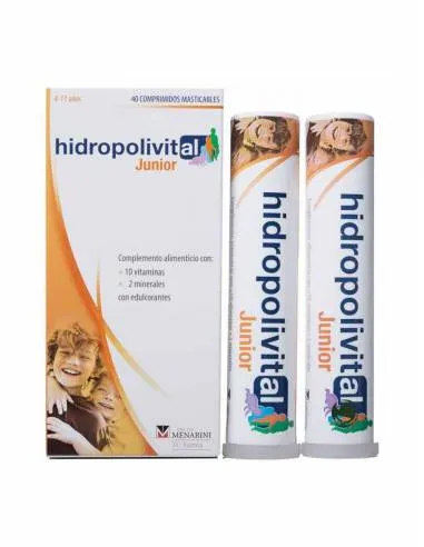 HIDROPOLIVITAL JUNIOR 40 COMPRIMIDOS MASTICABLES