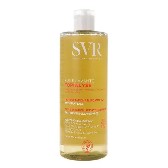 SVR TOPIALYSE Huile Lavante | Aceite Limpiador para Piel Atópica