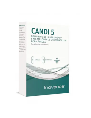 INOVANCE CANDI 5 15 COMPRIMIDOS + 15 CÁPSULAS
