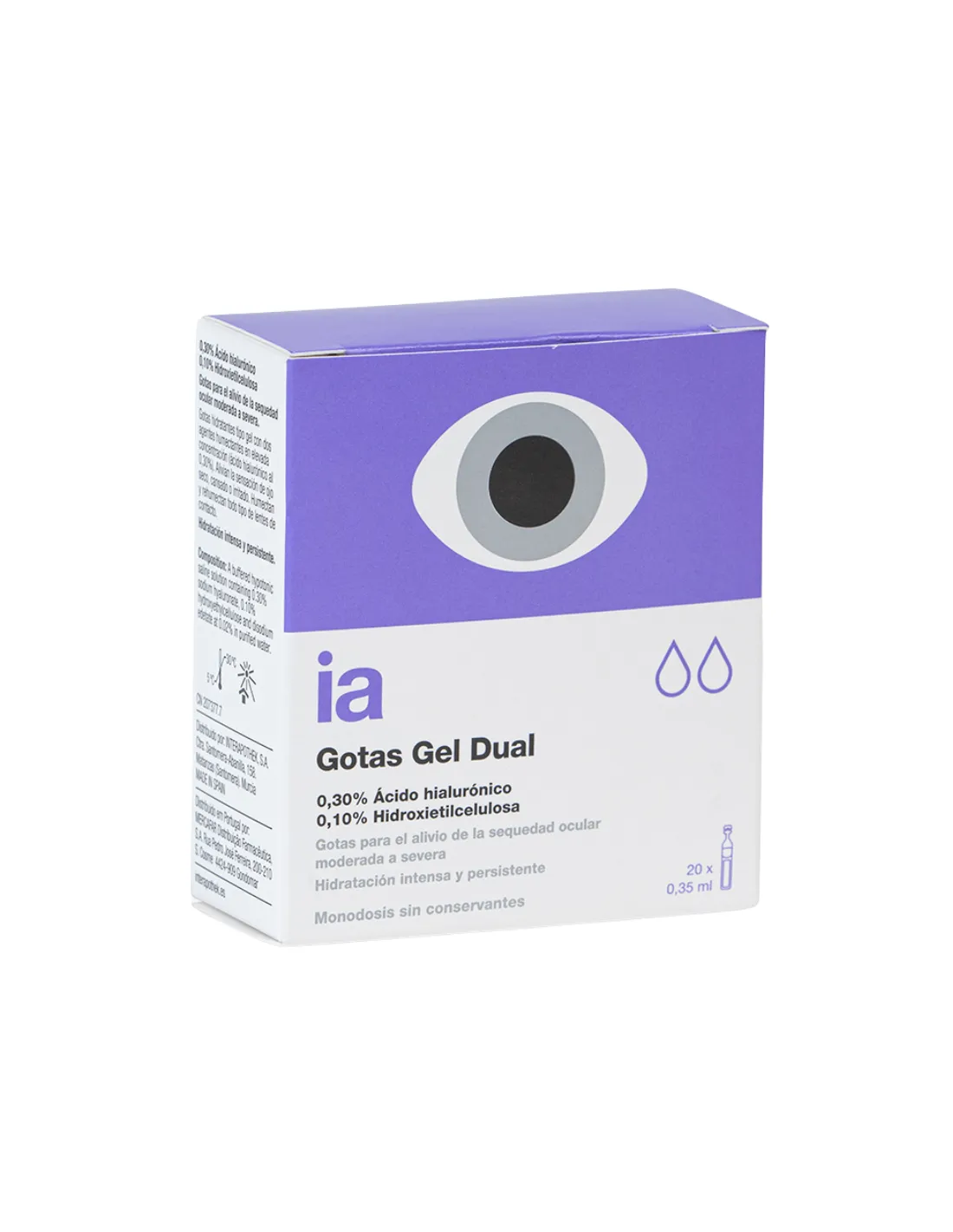 Interapothek Gotas Gel Dual Monodosis 20x0,35 ml