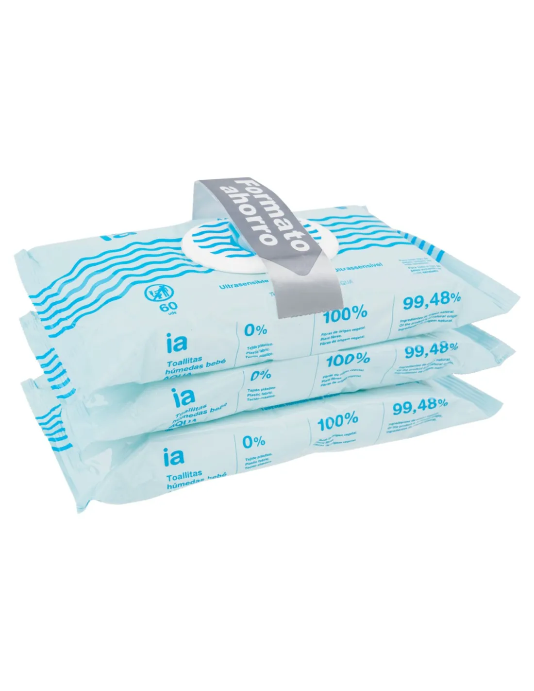 Interapothek Toallitas Bebé Aqua Formato Ahorro 180 Uds