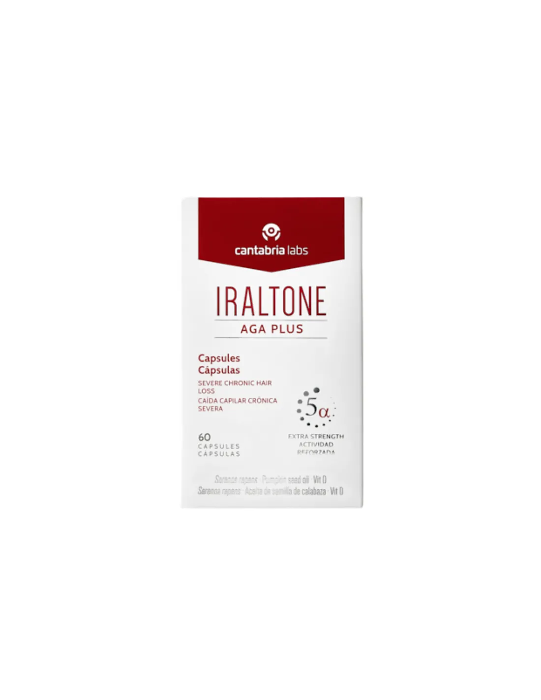 Iraltone AGA Plus 60 Cápsulas