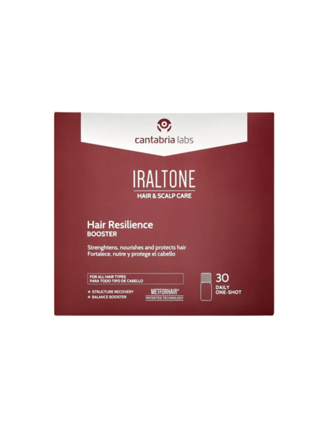 IRALTONE Hair Resilience Booster 30 Viales de 15 ml