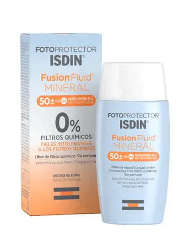 FOTOPROTECTOR ISDIN FUSION FLUID MINERAL SPF 50+ 50ML