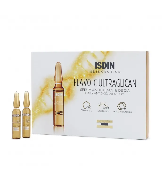 ISDIN Isdinceutics Flavo-C Ultraglican 10 Ampollas de 2 ml