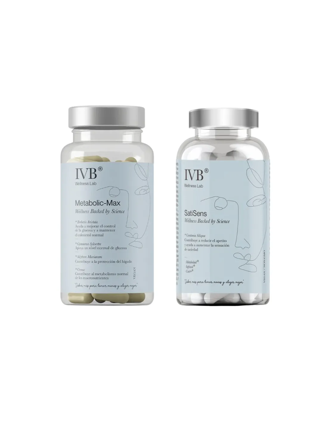 IVB Pack Metabolic-Max 60 Cápsulas + SatiSens 60 Cápsulas