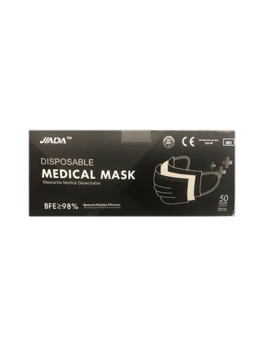 MASCARILLA MEDICA KUNKKA NEGRA 50 UND