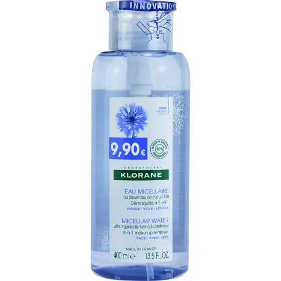 Klorane Agua Micelar Floral Desmaquillante 400 ml