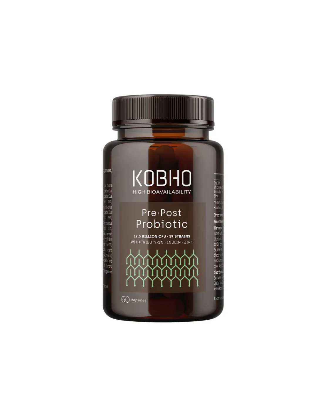 KOBHO Pre-Post Probiotic 60 Cápsulas