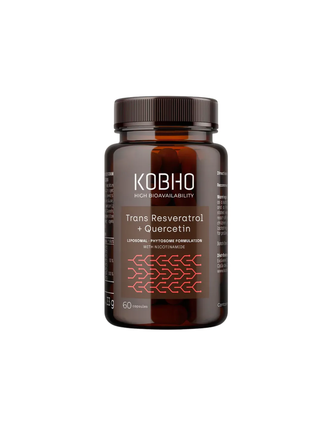 KOBHO Trans Resveratrol + Quercetin 60 Cápsulas