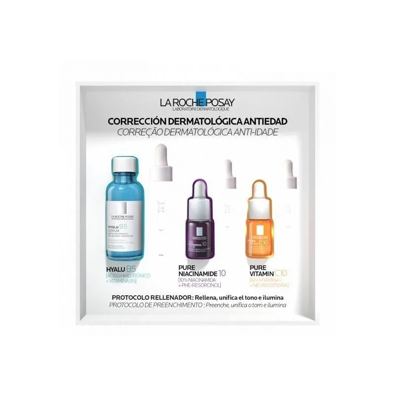 La Roche Posay Cofre Navidad Hyalu B5 30ml + Sérum Pure Niacinamide 10 + Pure Vitamin C10