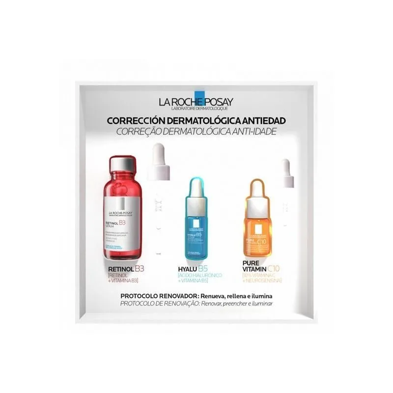 La Roche Posay Cofre Navidad Retinol B3 30ml + Hyalu B5 Sérum + Pure Vitamin C10