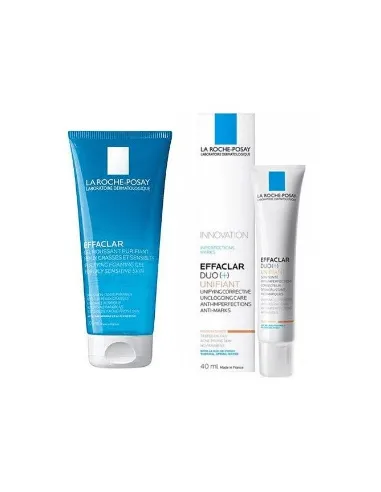 LA ROCHE-POSAY EFFACLAR DÚO 40 ML + EFFACLAR GEL 200 ML