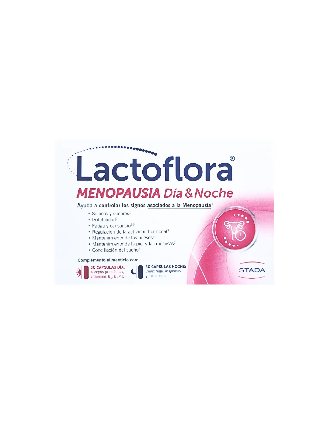 Lactoflora Menopausia Día & Noche 30+30 Cápsulas