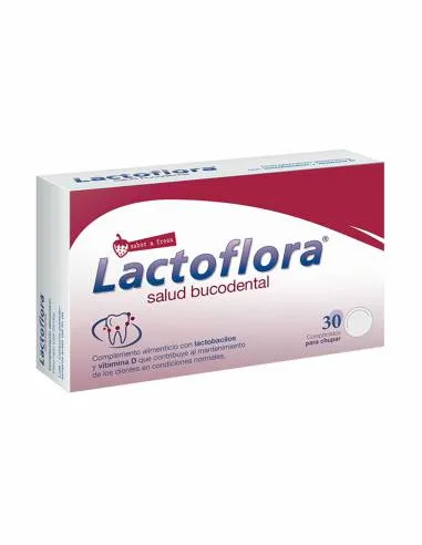 LACTOFLORA SALUD BUCODENTAL FRESA 30 COMPRIMIDOS