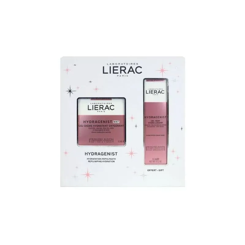 Lierac Cofre Navidad Hydragenist Gel Crema 50ml + Contorno de Ojos