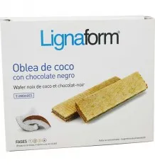 Lignaform Oblea Coco Chocolate Leche 5 Unidades