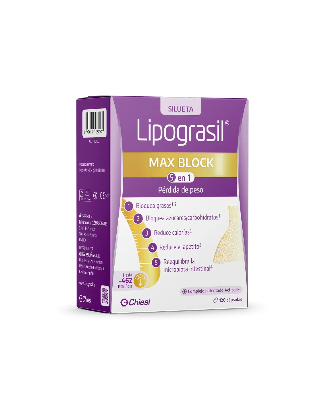 Lipograsil Max Block 5 En 1 120 Cápsulas
