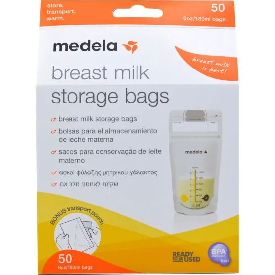 Medela Bolsas para la Leche Materna 50 uds.