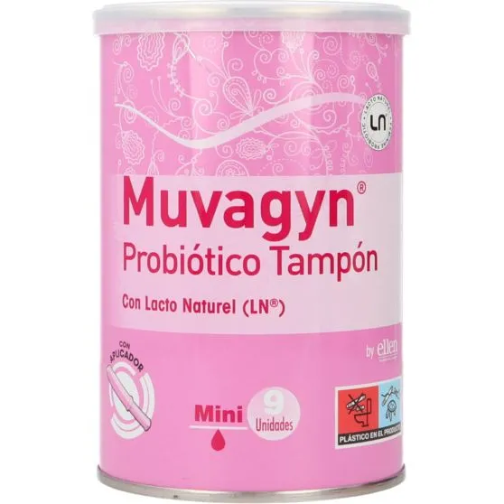 Muvagyn Probiótico Tampón Mini 9 uds
