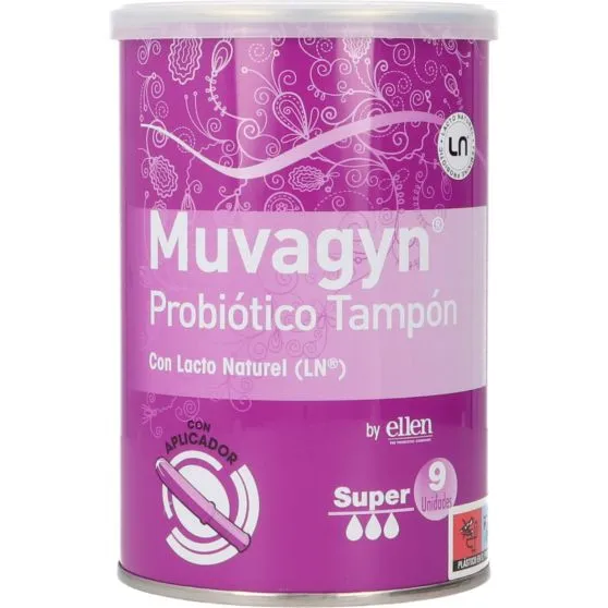 Muvagyn Probiótico Tampón Super  9 Uds