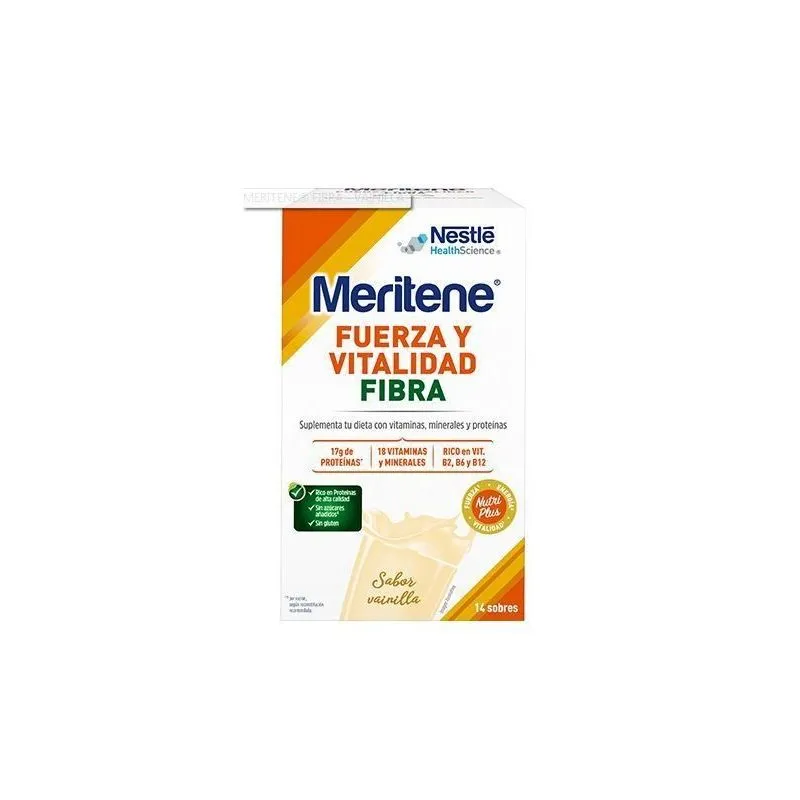 Meritene Fibra Vainilla 14 Sobres