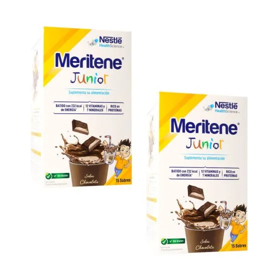 Meritene Junior Pach Ahorro Batidos Chocolate 30 sobres