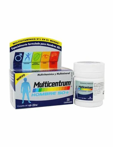 MULTICENTRUM HOMBRE 50+ 30 COMPRIMIDOS.
