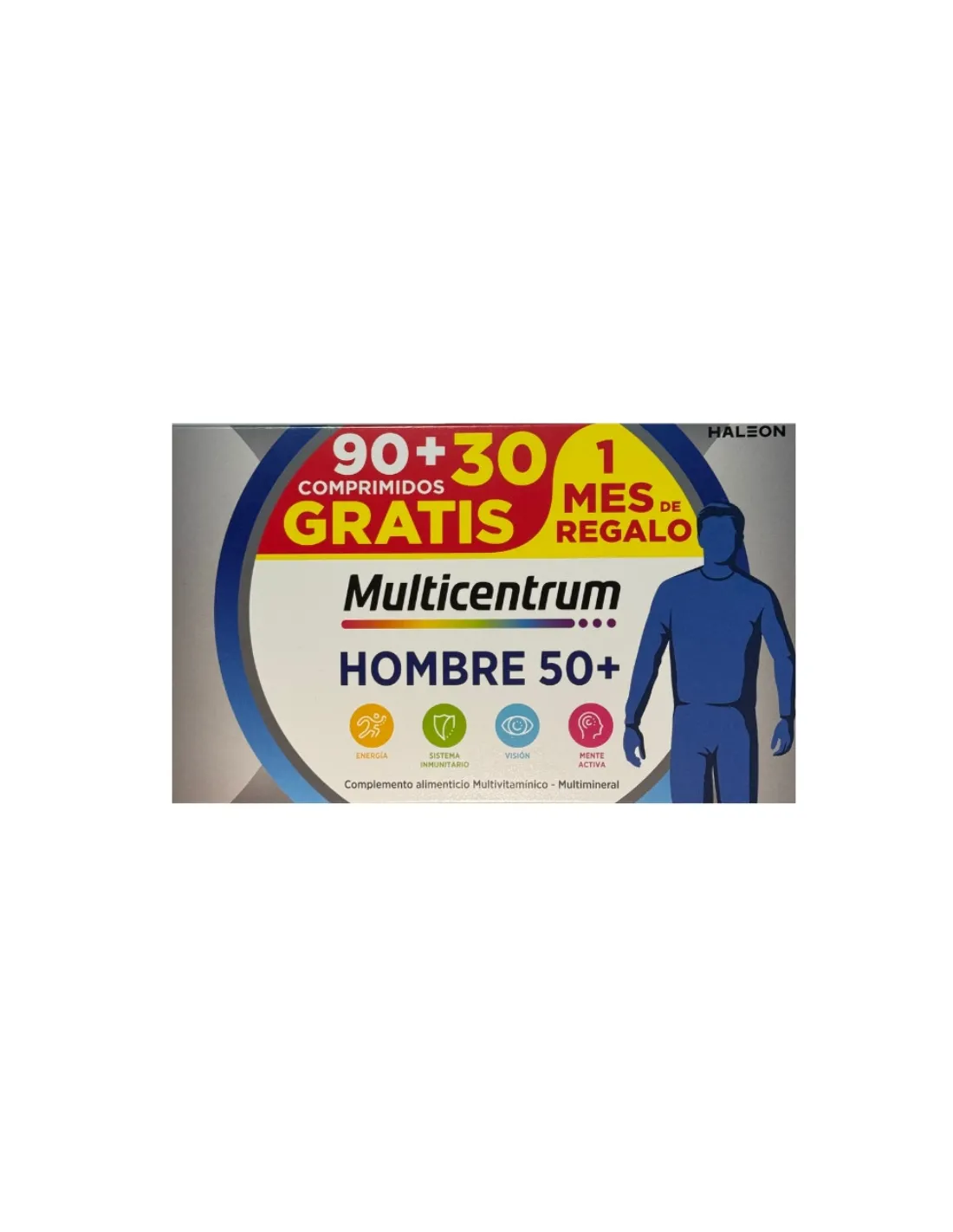 Multicentrum Hombre 50+ 90 + 30 Comprimidos