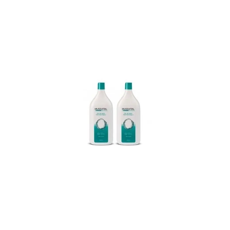 Mussvital Dermactive Gel de Baño Dermatológico 2 x 1000ml