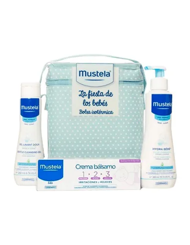 MUSTELA BOLSA ISOTÉRMICA LA FIESTA DE LOS BEBÉS AZUL