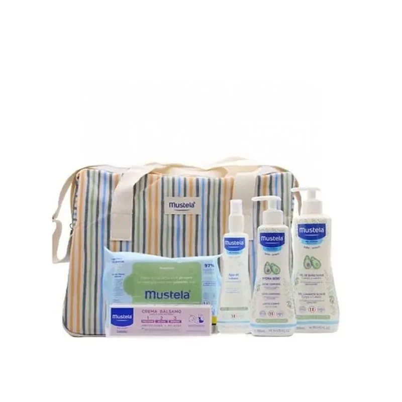 Mustela Little Moments Rayas Bolsa de Paseo