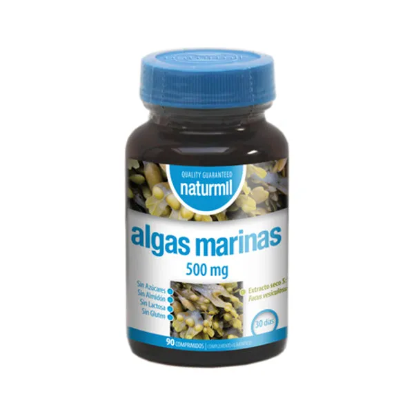 Algas Marinas 500Mg (90 Comp) Naturmil - Dietmed